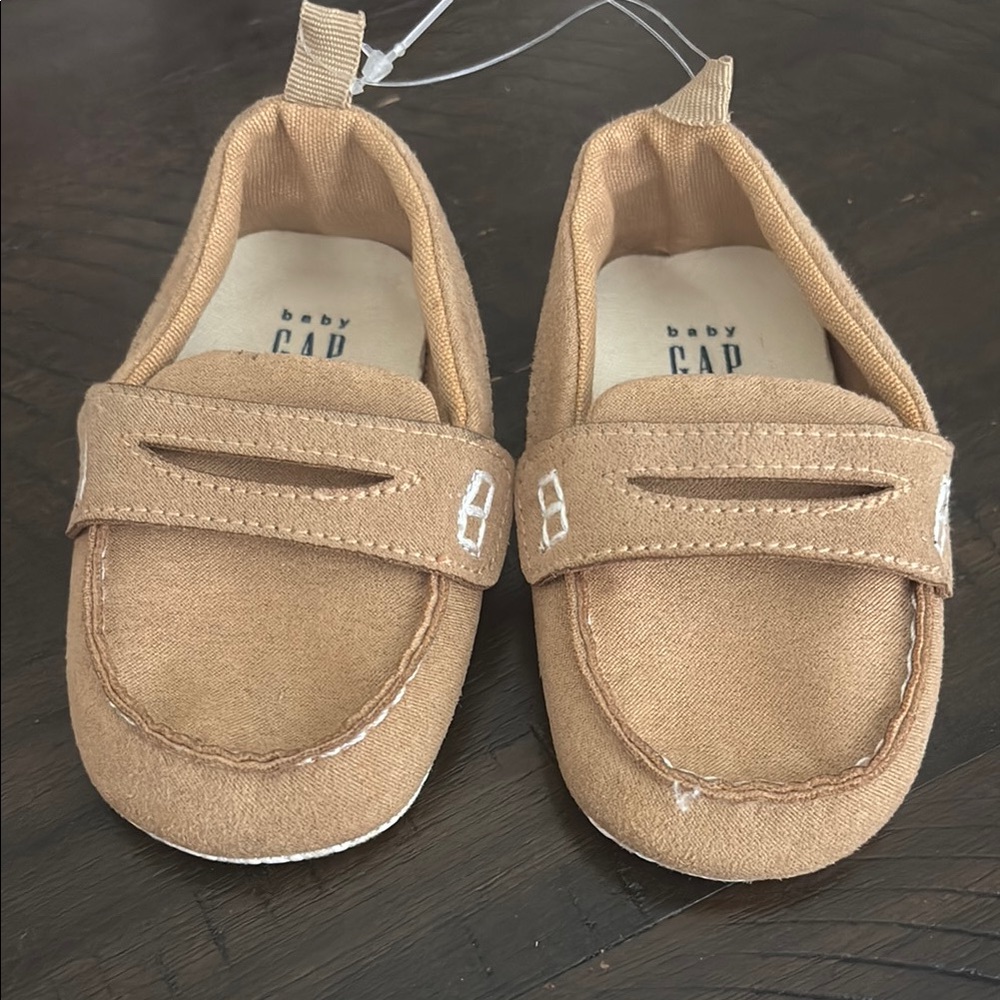 GAP Tan Moccasins with Flexible Soles